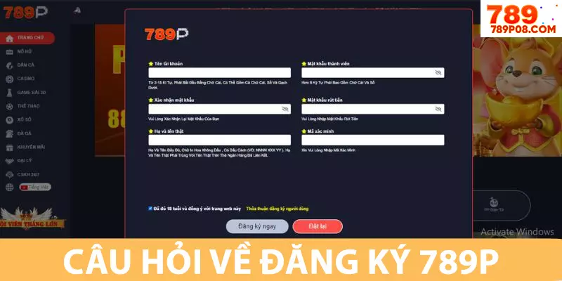 Những câu hỏi liên quan về quy trình đăng ký cần nắm rõ
