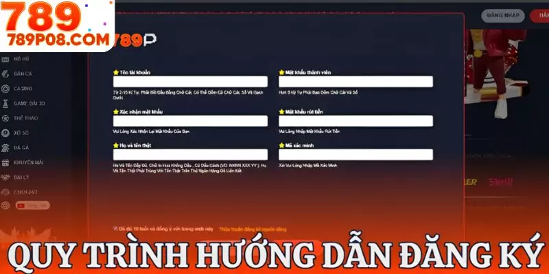 Đăng ký 789 là quy trình cần thiết để trở thành hội viên
