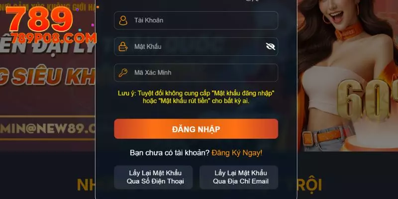 Quy trình đăng nhập 789P dành cho những người mới bắt đầu