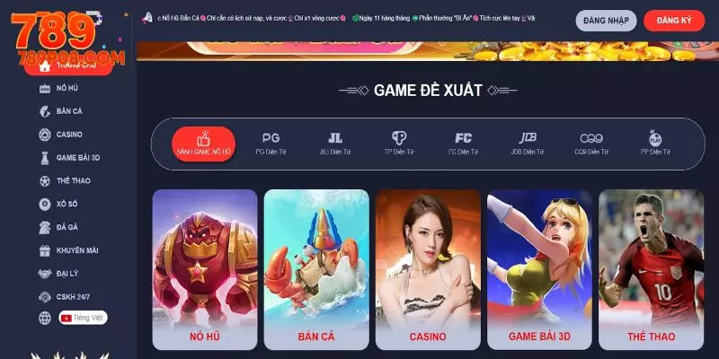 Kho game đẳng cấp 789P